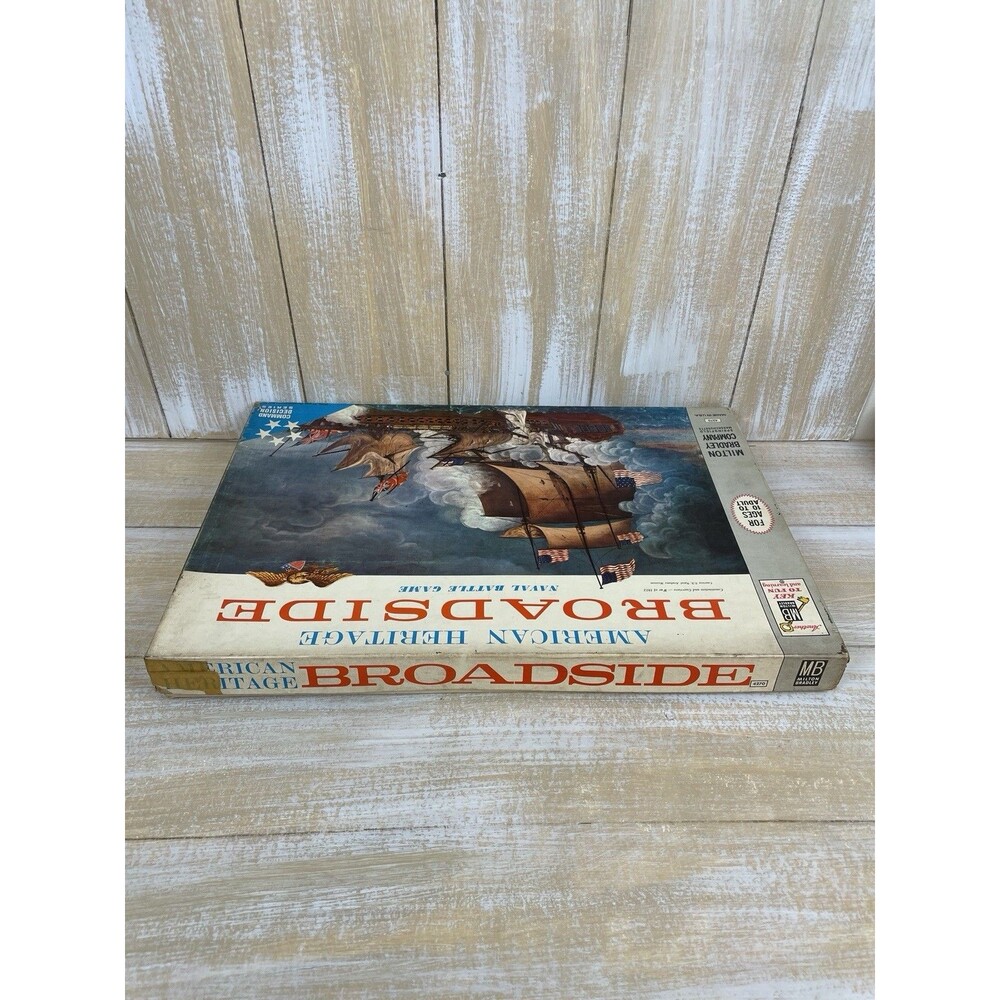 American Heritage Broadside Naval Battle Board Game #4270 MB 1962 Complete - Picture 13 of 16